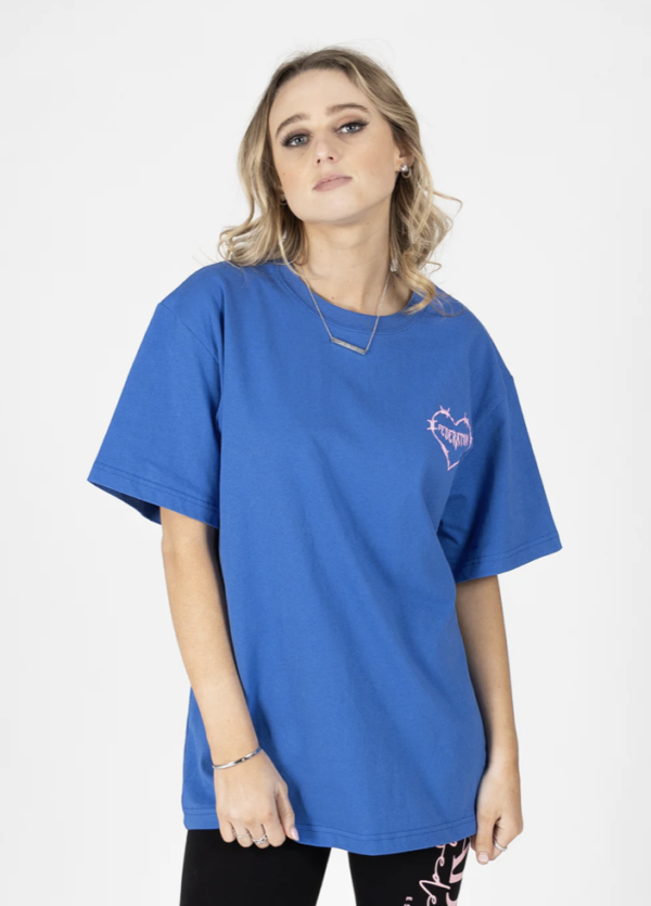 Our Tee-Lil Caution Blue