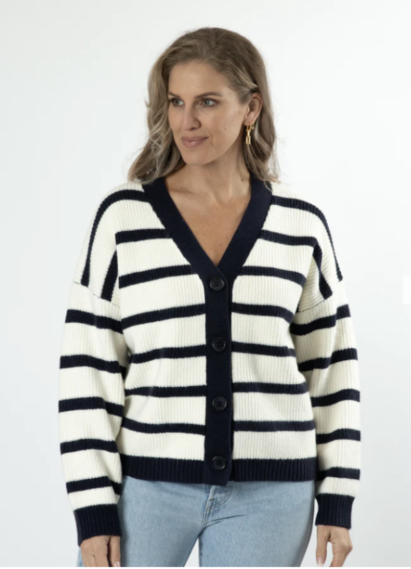 Greyson Cardi White/Navy