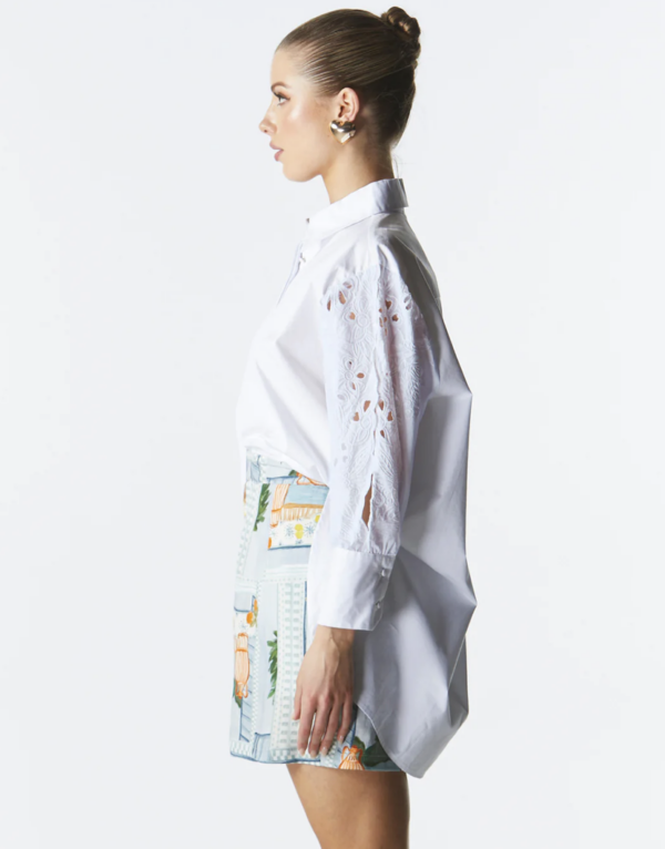 Lily Pad Broderie Shirt - Image 3