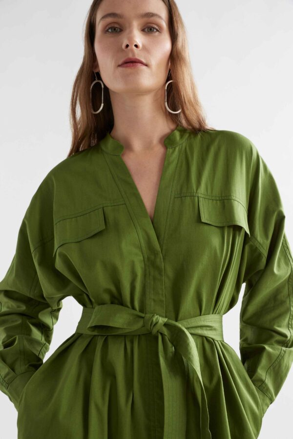 Eller Dress Green Moss - Image 2