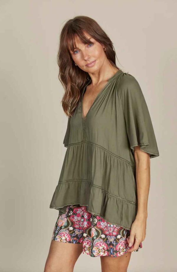 Esme Top Olive - Image 2