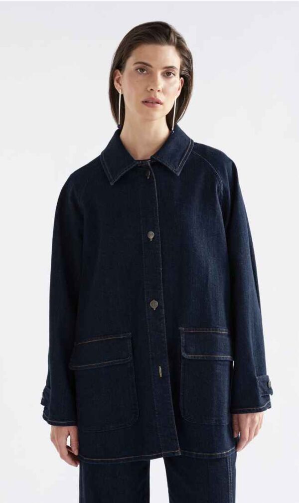 Myes Denim Jacket Dark Blue - Image 3