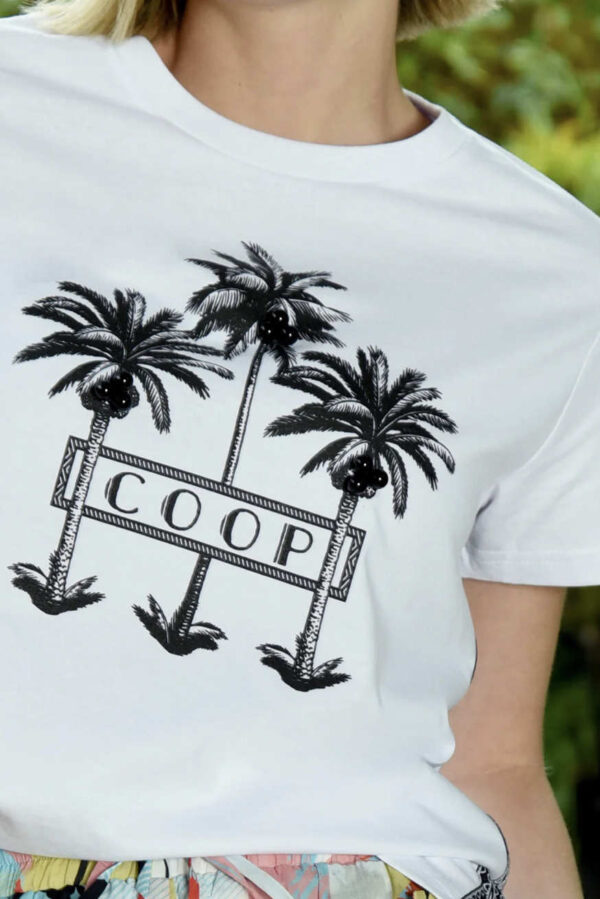 Coconut Grove T-Shirt White - Image 3