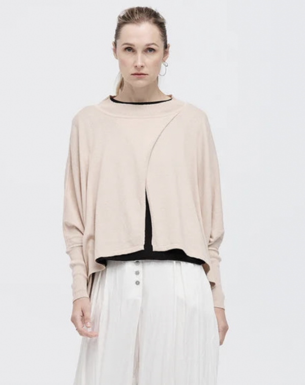 Variegation Sweater Camel