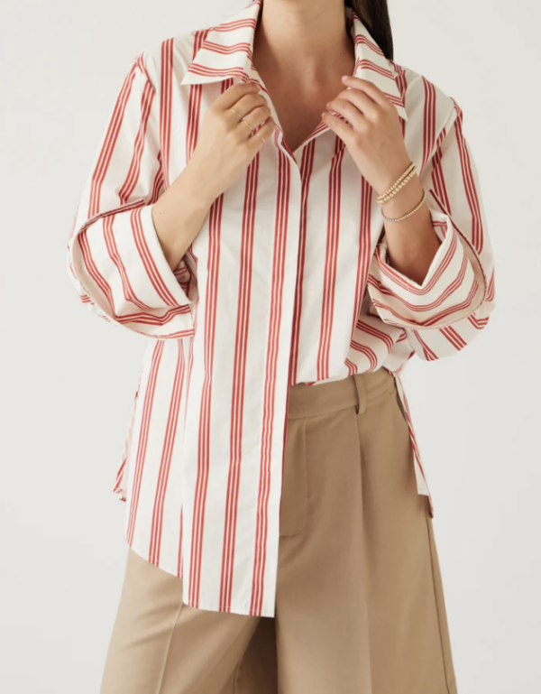 Mark Shirt Cherry Stripe