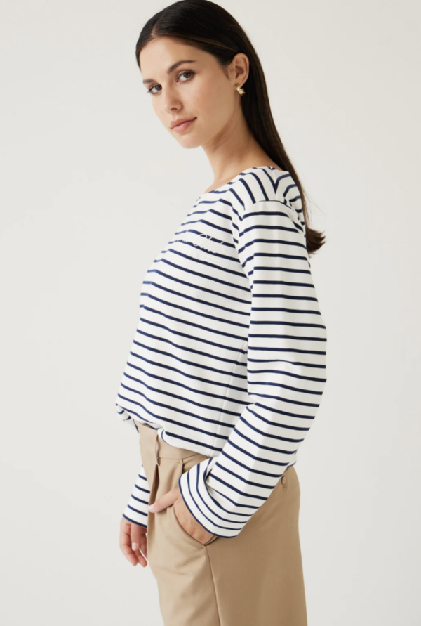 Satellite Tee navy Stripe - Image 7