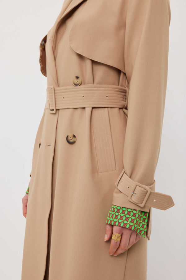 Trench Coat Camel - Image 4