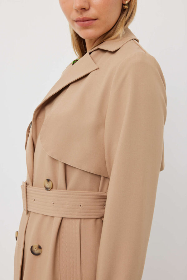 Trench Coat Camel - Image 3