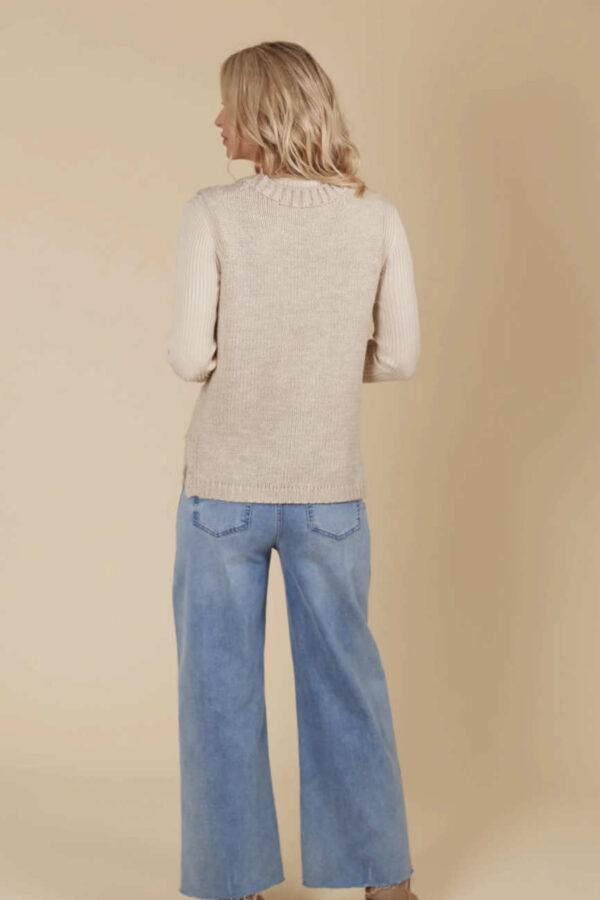 Luna Knit Vest Canvas - Image 5