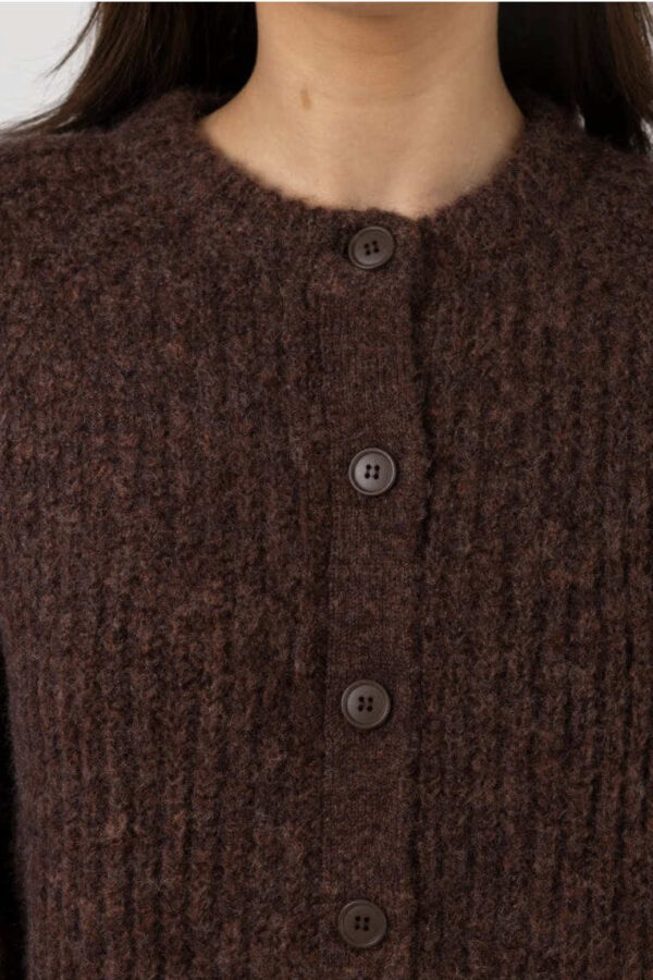 Corinne Cardigan Chocolate - Image 4