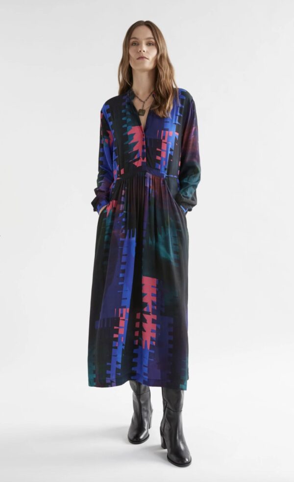 Terrase Dress Loom Print