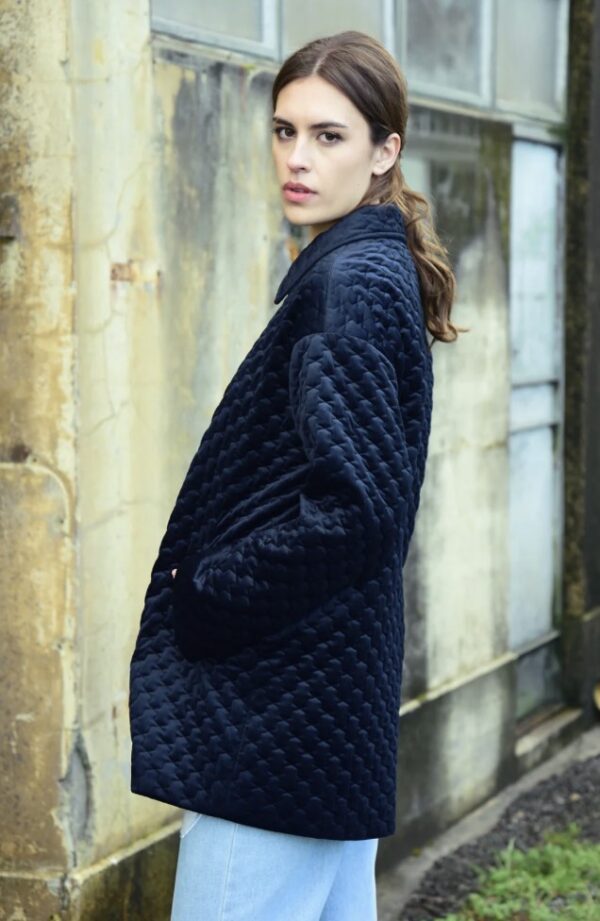 Quilty Pleasure Jacket Navy - Image 4