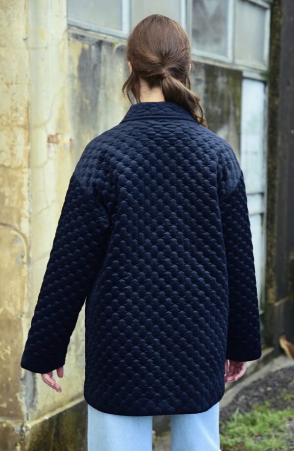 Quilty Pleasure Jacket Navy - Image 5