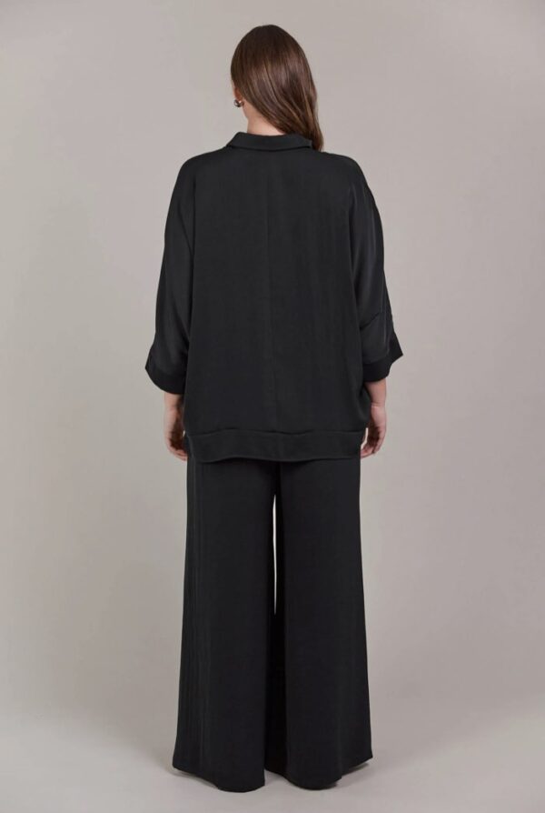 Elsie Relaxed Shirt Black - Image 4