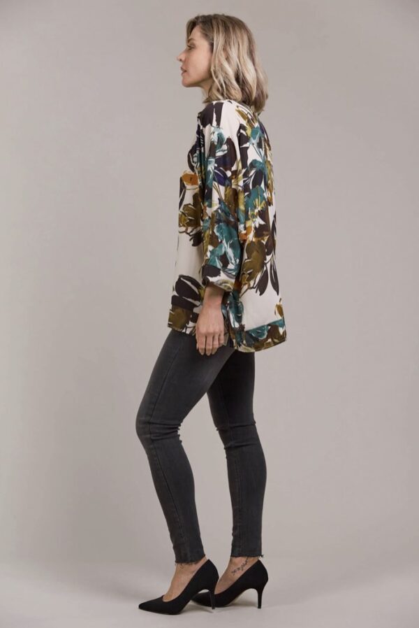 Elsie Relaxed Shirt Botanical Tusk - Image 4
