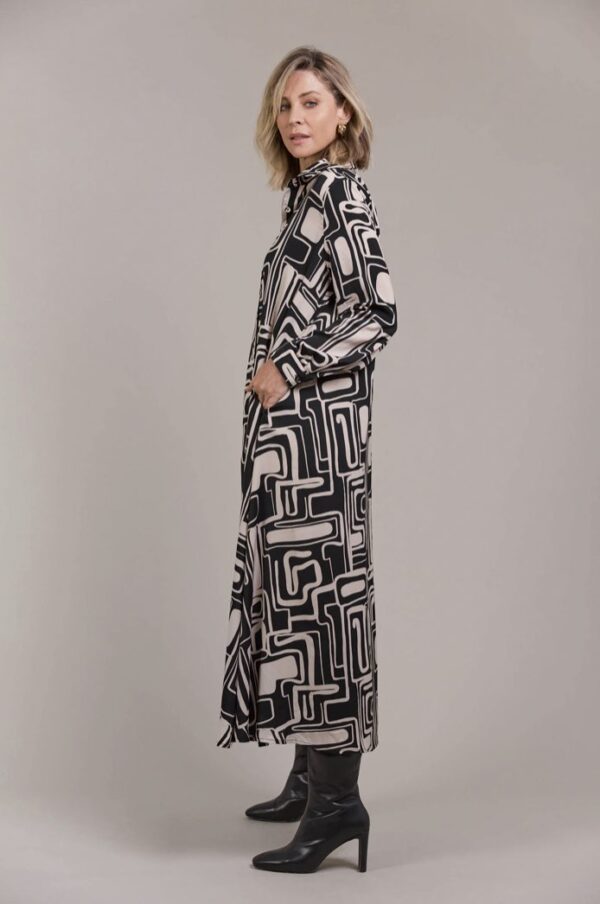 Elsie Shirt Dress Geo - Image 4