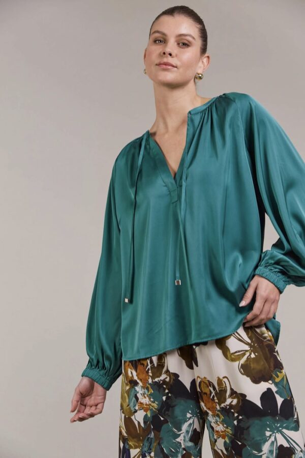 Ivy Blouse Teal - Image 2