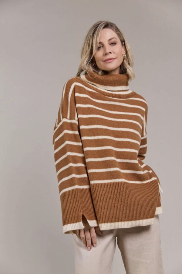 Katana Roll Neck Knit Hazel