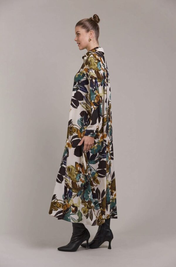 Elsie Shirt Dress Botanical Tusk - Image 4