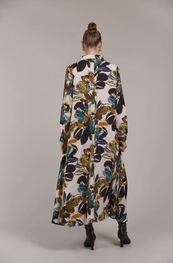 Elsie Shirt Dress Botanical Tusk - Image 5