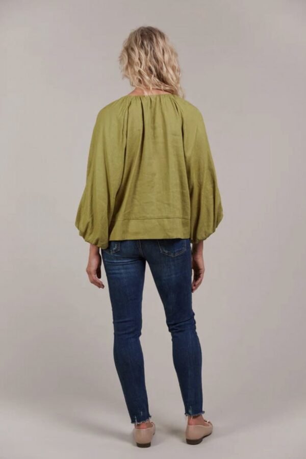 Laax Button Blouse Chartreuse - Image 5