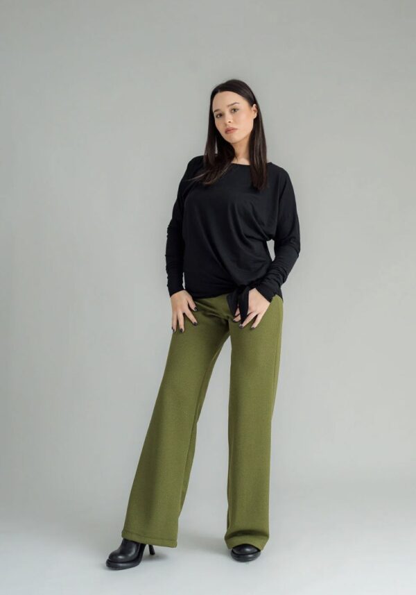 Dolly Lounge Pant Green Waffle