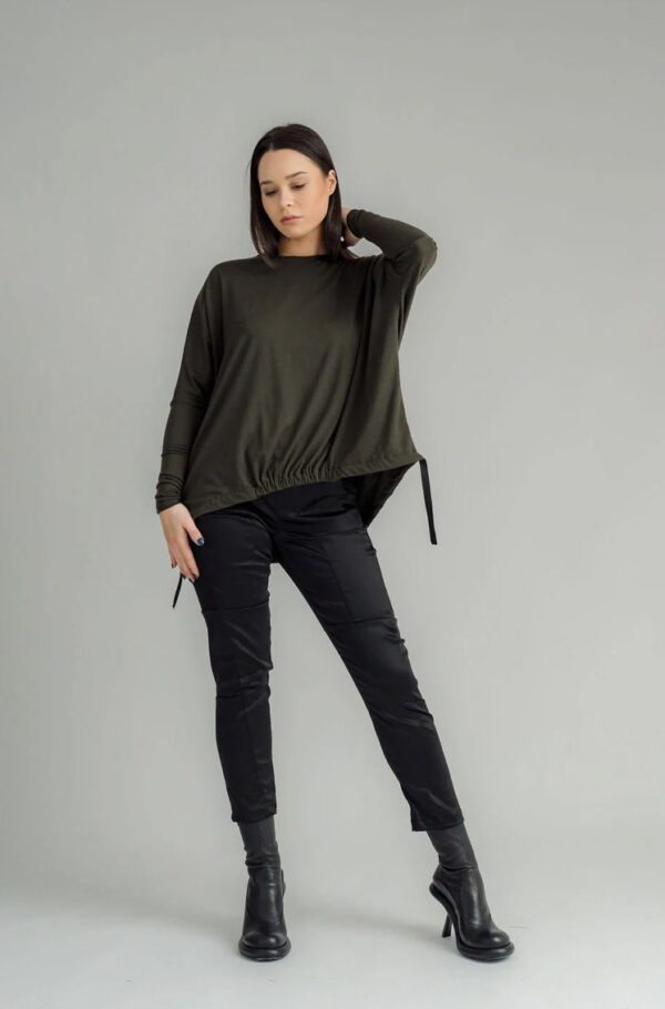 Yari  Merino Tunic Artillery - Image 4