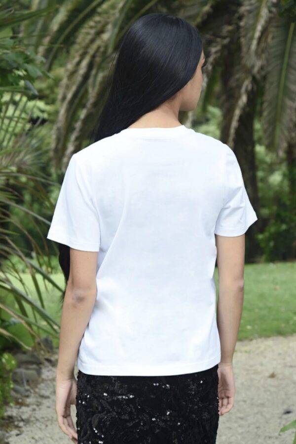 Bow-Ho T-shirt -White - Image 2