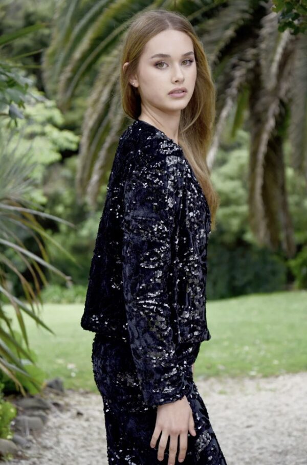 Lady Luck Cardigan -Black - Image 2