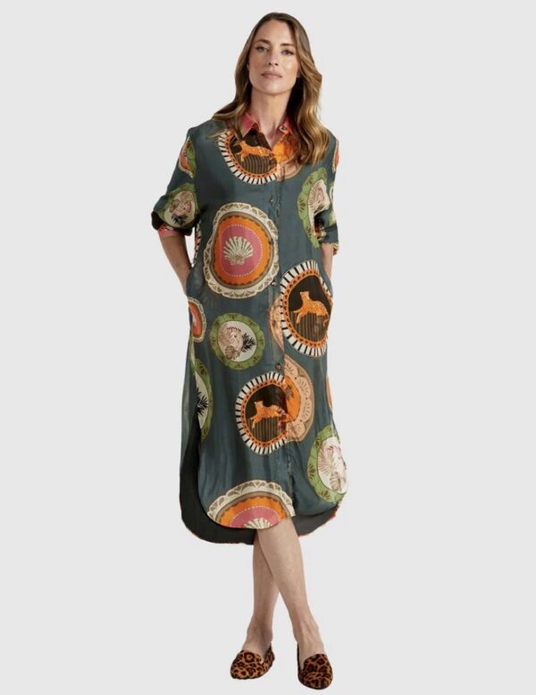 Ernst Dress - Plate Green - Image 3