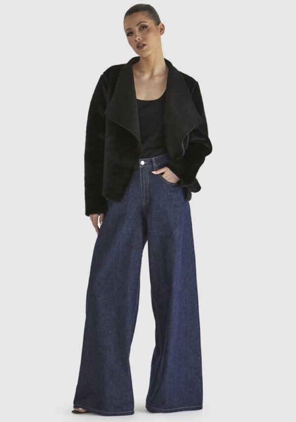 Behold Reversible Fur Jacket - Image 3