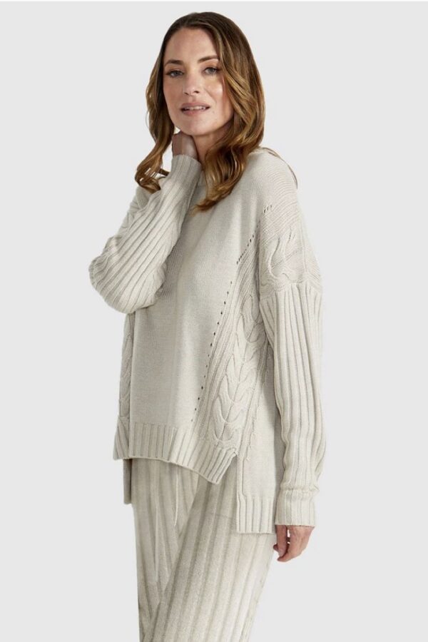 Catalina Knit - Oyster cream