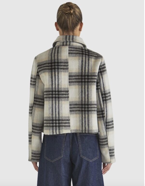 Peaceful Jacket-Check Cream - Image 4