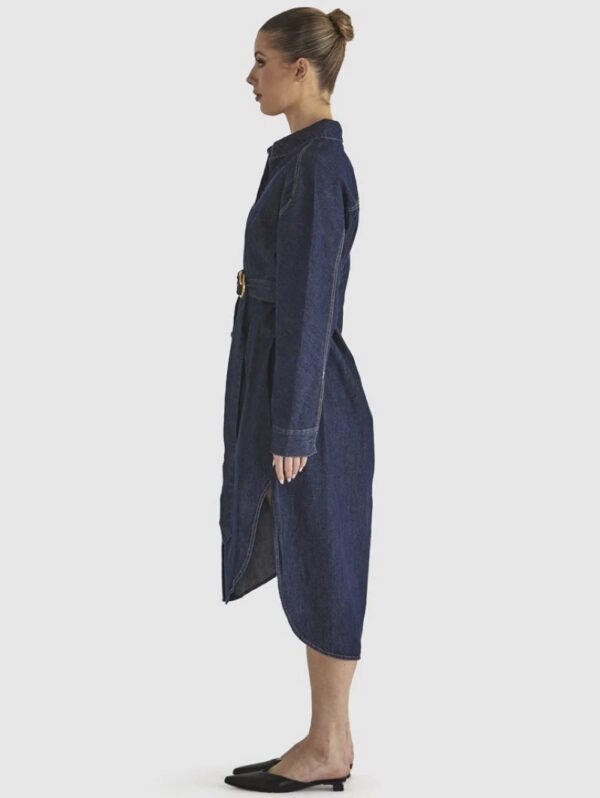 Soaring Shirt Dress Indigo - Image 2