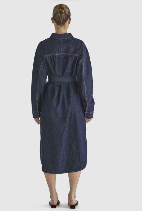 Soaring Shirt Dress Indigo - Image 3