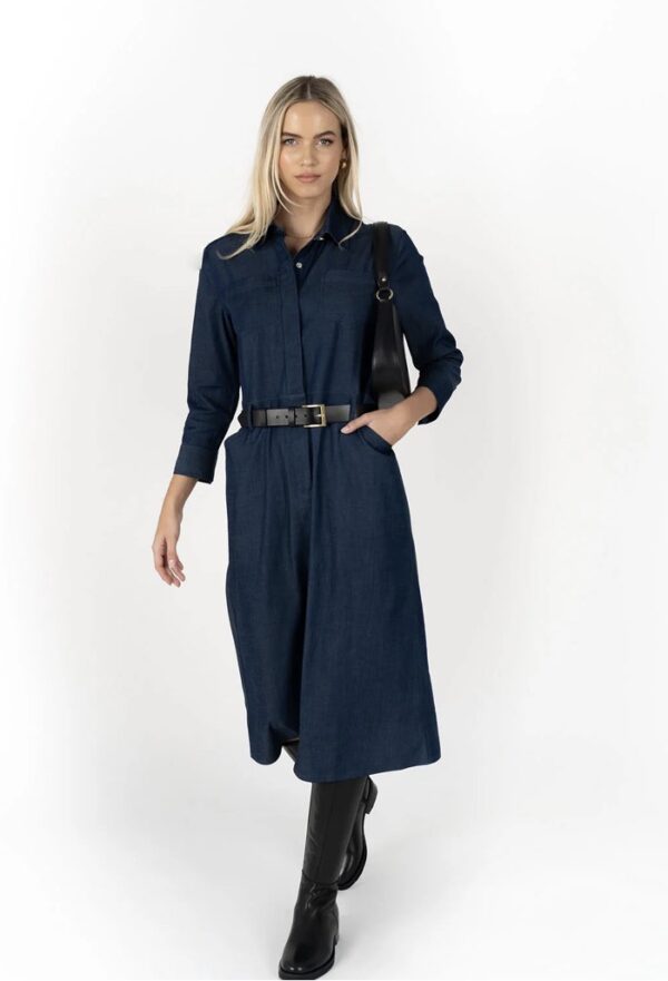 Jovi Dress Mid Blue