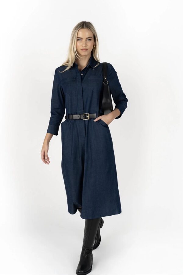 Jovi Dress Mid Blue
