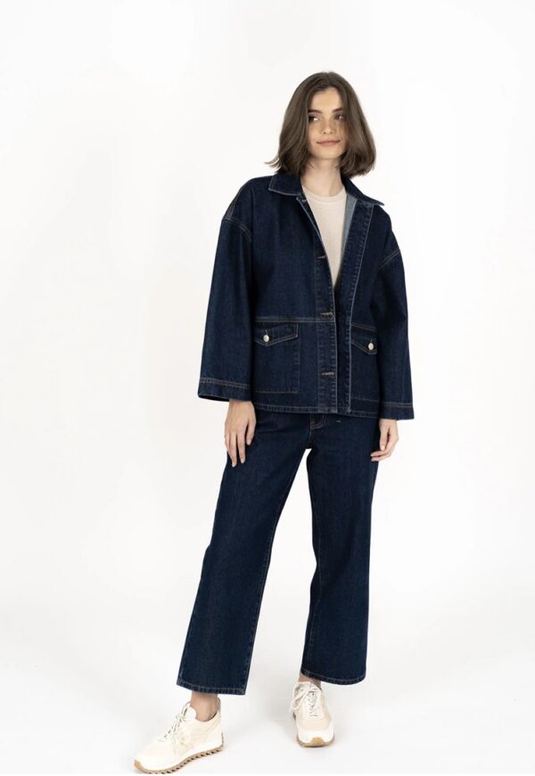 Loz Jacket Dark Blue - Image 3