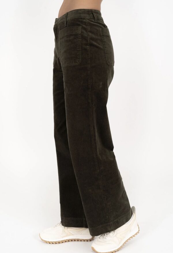 Suki Cord Pants Moss - Image 2