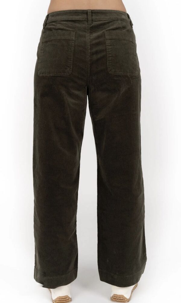 Suki Cord Pants Moss - Image 3