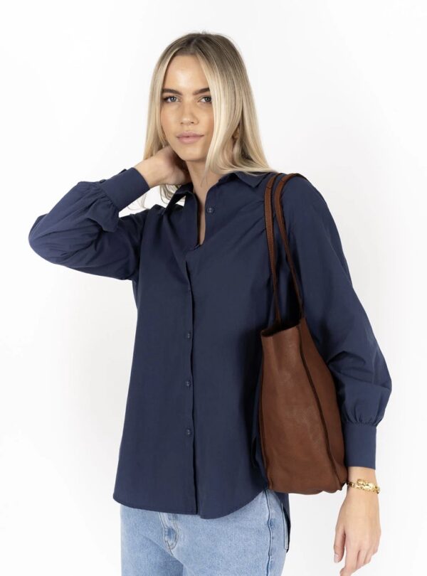 The Stephanie Shirt Navy