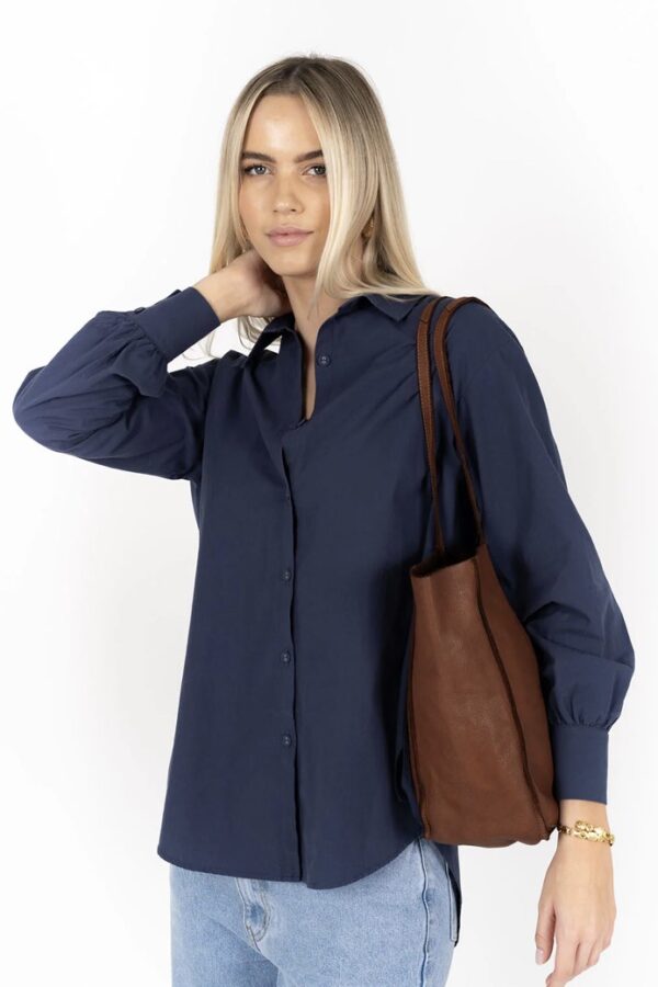 The Stephanie Shirt Navy