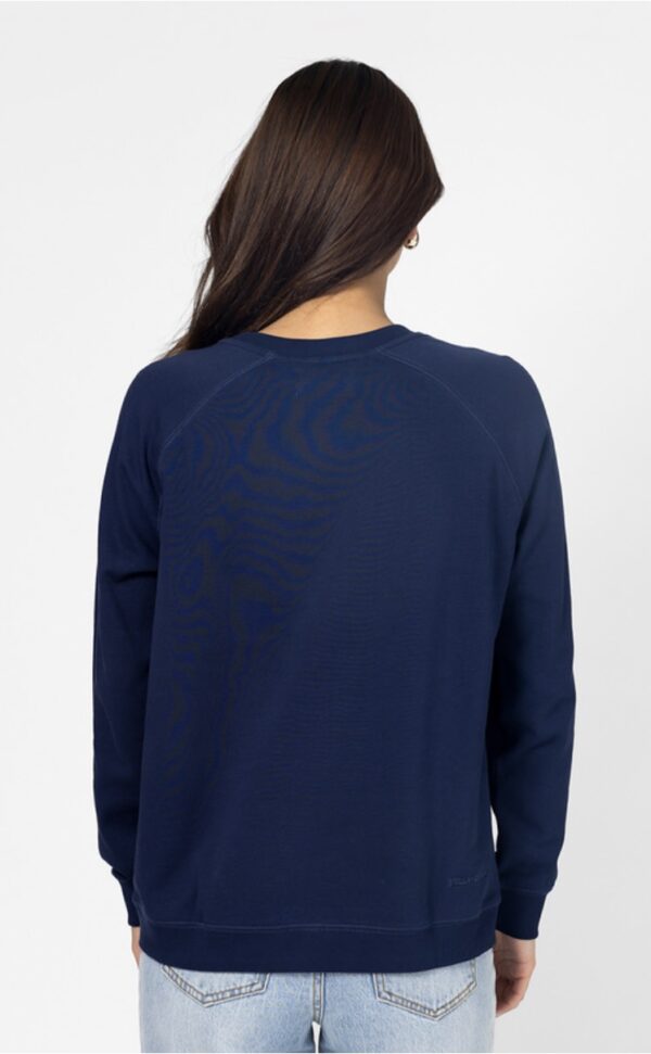 Classic Sweater Navy Stripes And Bow - Image 4