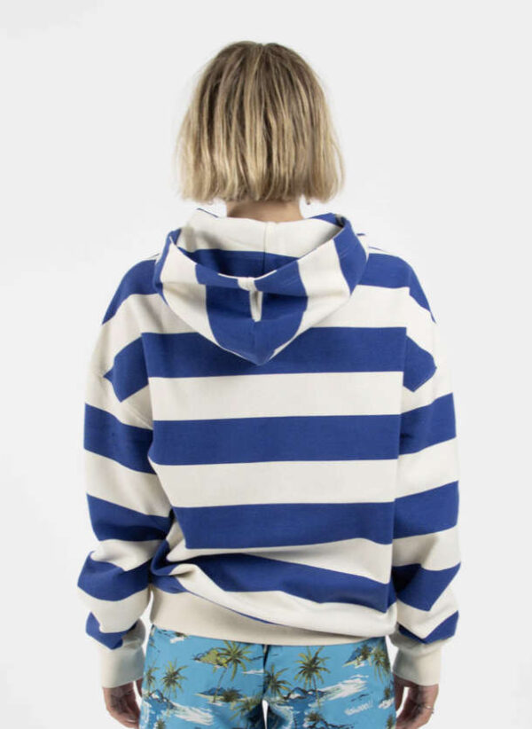 Stripe Game Hood Blue/White - Image 3