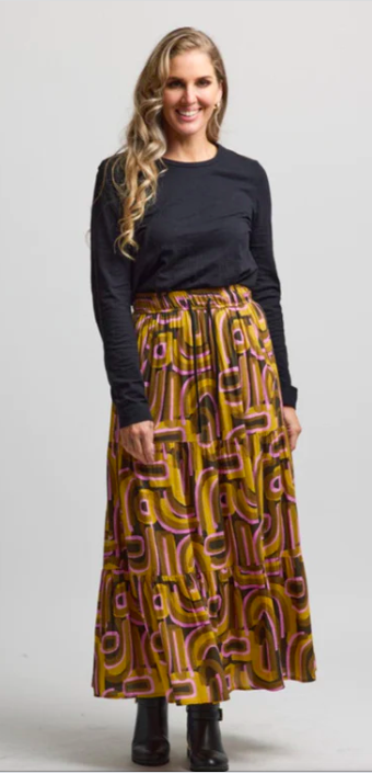 Bryant Skirt Luxe Watercolour