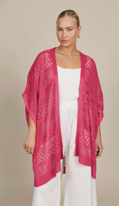 Sylvie Cape Raspberry