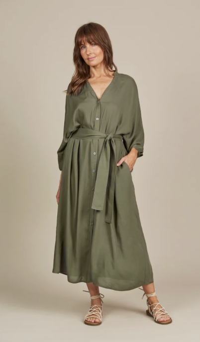 Esme Relaxed Dress Olive