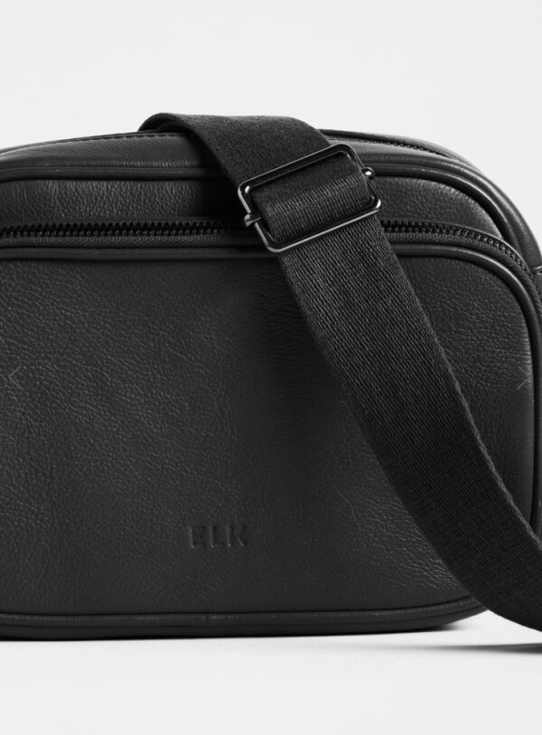 Kassel Leather Crossbody Black - Image 3