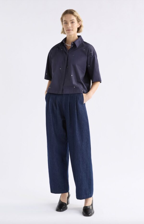 Studd Shirt Bright Navy - Image 3