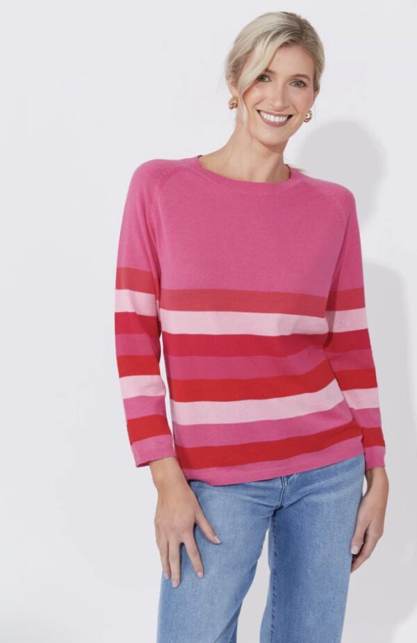 Florida Stripe Jumper Pink - Image 4
